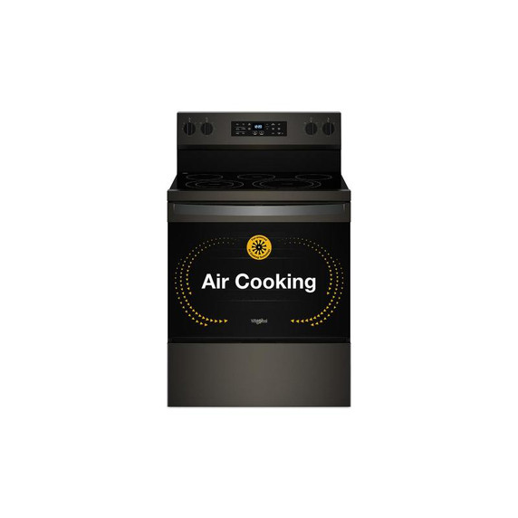 Whirlpool® 30-inch Energy Star Electric Range with Air Cooking Technology, No Preheat Air Fry and Air Baking and Self Clean YWFES5030RV