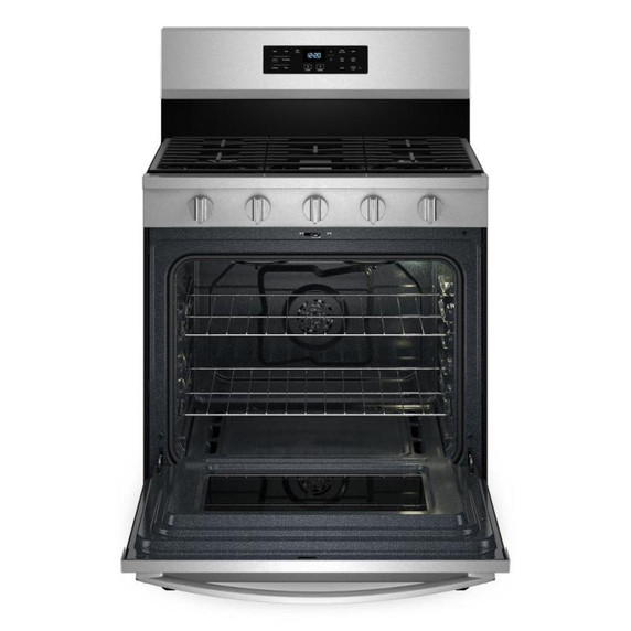 Whirlpool® 30-inch Gas Range with Air Cooking Technology, No Preheat Air Fry and Air Baking and Self Clean WFGS5030RZ