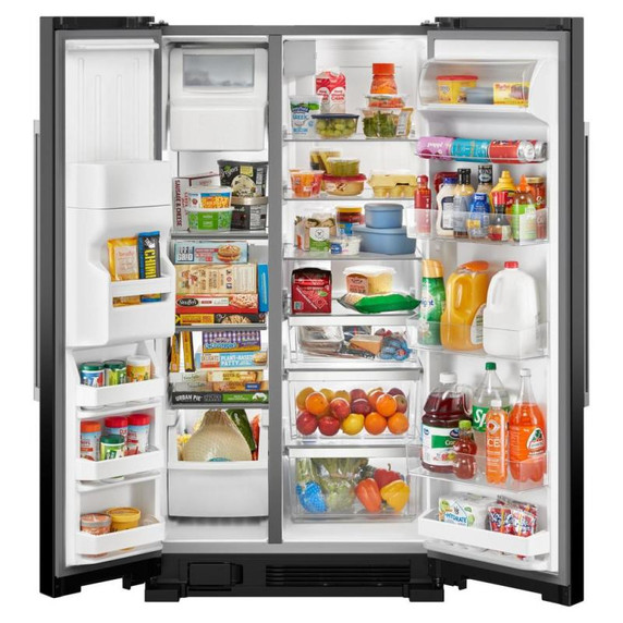 Maytag® 36-Inch Wide Side-by-Side Refrigerator - 25 Cu. Ft. MRSF4036PB