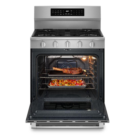 Maytag® 30-Inch True Convection Gas Range With Grill Mode - 5.0 Cu. Ft. MFGS8030RZ Maytag® 30-Inch True Convection Gas Range With Grill Mode - 5.0 Cu. Ft. MFGS8030RZ