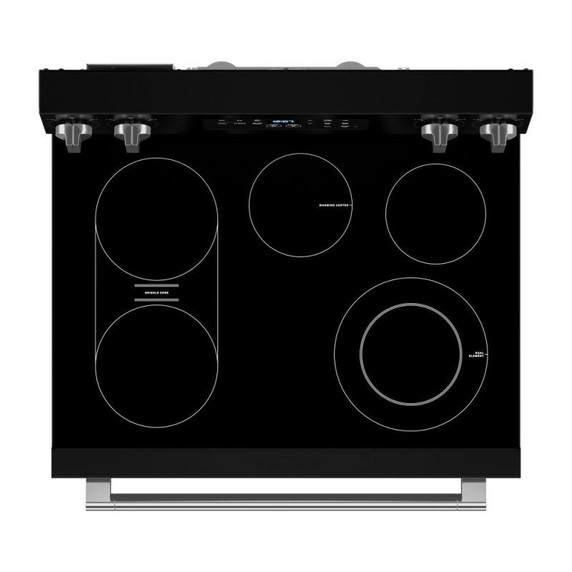 Maytag® 30-Inch Convection Electric Range With No Preheat Air Fry and Air Baking - 5.3 Cu. Ft. YMFES6030RB