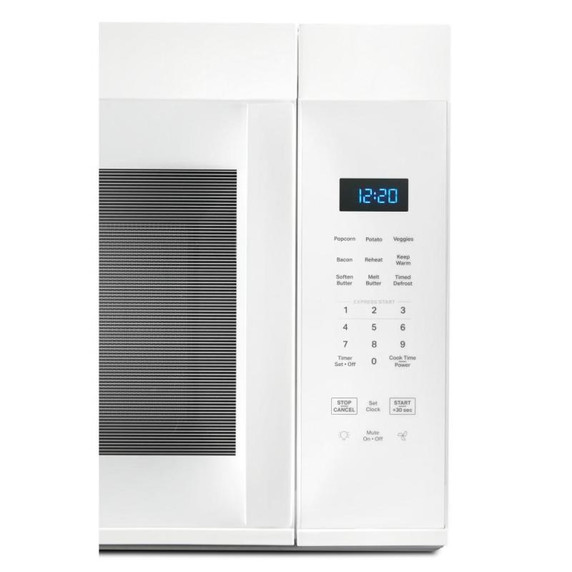 Whirlpool® 30’ W 1.7 cu. ft Over the range Microwave with 900-Watts Cooking Power YWMMS3130RW