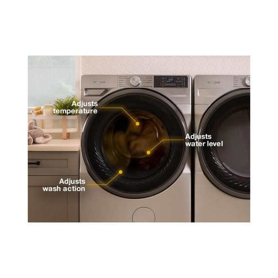 Whirlpool® 5.2 cu. ft. I.E.C. Smart Front Load ENERGY STAR® Certified Washer with FreshFlow™ Vent System WFW5720RW