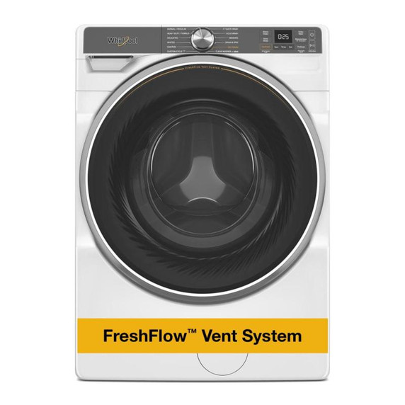 Whirlpool® 5.8 cu. ft. I.E.C. Smart Front Load ENERGY STAR® Certified Washer with FreshFlow™ Vent System and Intelligent Wash WFW6720RW