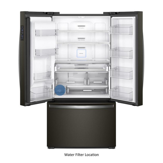 Whirlpool® 36-inch Wide Counter Depth French Door Refrigerator WRFC9636RV
