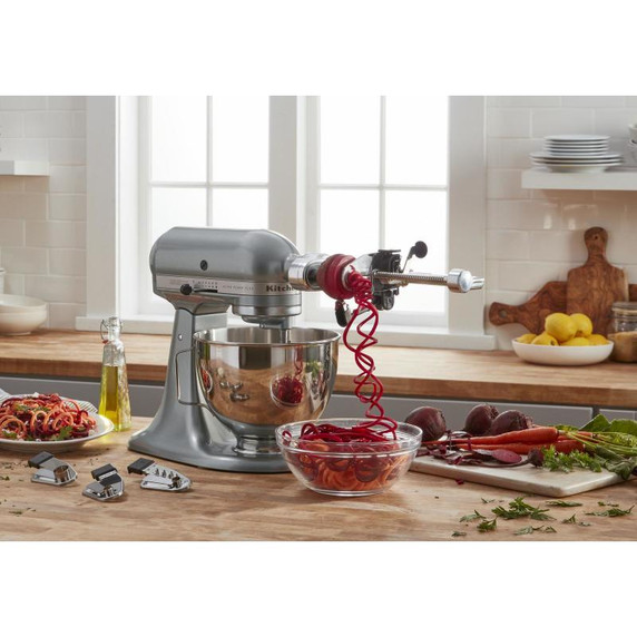 Kitchenaid® 5 Blade Spiralizer with Peel, Core and Slice KSM1APC Kitchenaid® 5 Blade Spiralizer with Peel, Core and Slice KSM1APC