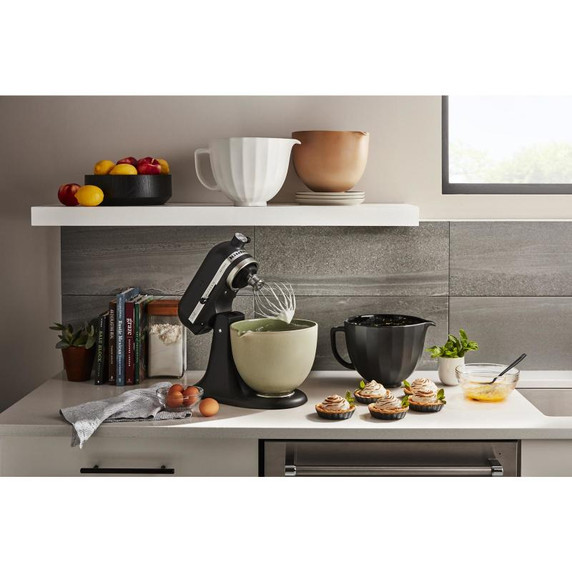 Kitchenaid® 5 Quart Black Shell Ceramic Bowl KSM2CB5PBS Kitchenaid® 5 Quart Black Shell Ceramic Bowl KSM2CB5PBS