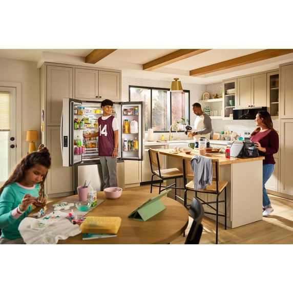 Whirlpool® 36-Inch French Door Refrigerator with Interior Water Dispenser - 31 cu. ft. WRFF3336SZ Whirlpool® 36-Inch French Door Refrigerator with Interior Water Dispenser - 31 cu. ft. WRFF3336SZ