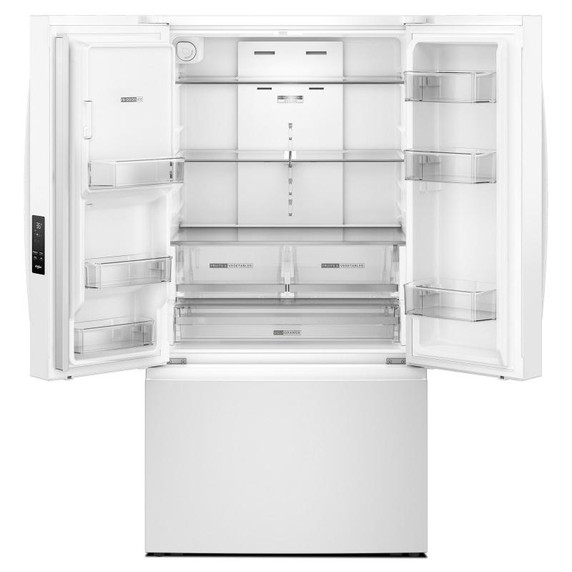 Whirlpool® 36-Inch French Door Refrigerator with In-Door Water and Ice Maker - 30 cu. ft. WRFF3536SW