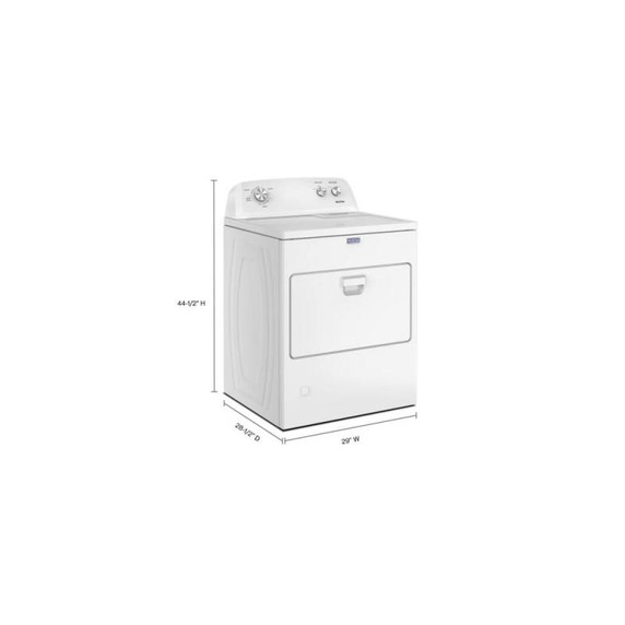 Maytag® Top Load Gas Wrinkle Prevent Dryer - 7.0 cu. ft. MGD4005SW