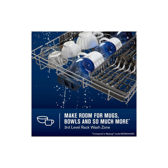 Maytag® 24" Top Control Dishwasher with PowerBlast® cycle and Power Dry MDPS7024SZ