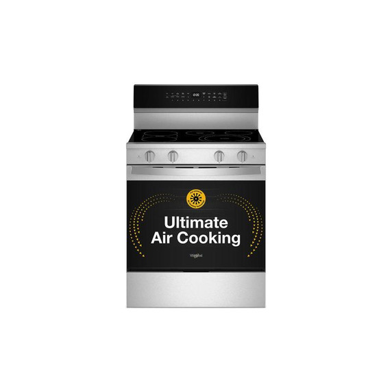Whirlpool® 30-Inch Electric Range with Air Cooking Technology and No Preheat Air Fry YWFES7030SZ