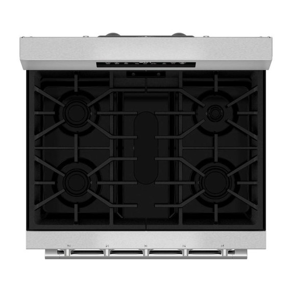 Maytag® 30-Inch Wide Freestanding Gas Range with Grill Mode and No Preheat Air Fry - 5.0 Cu. Ft. MFGS7030SZ