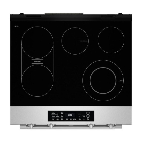 Maytag® 30-Inch Wide Slide-In Electric Range with Grill Mode and No Preheat Air Fry - 5.3 Cu. Ft. YMSES7030SZ