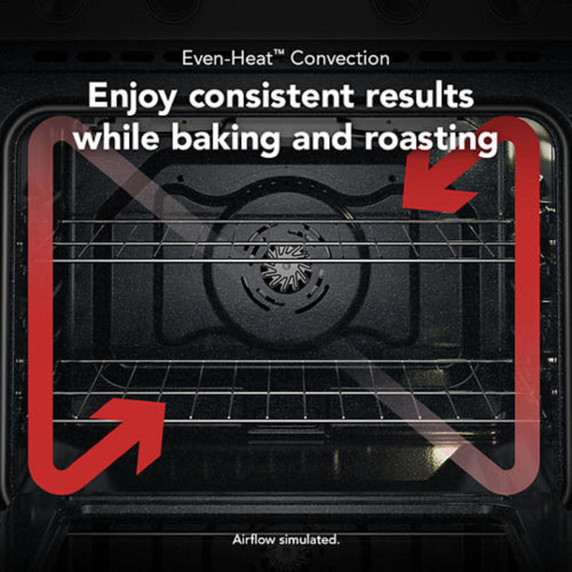 Kitchenaid® 5.3 Cu. Ft. Smart Slide-in Electric Range with Convection Cooking Modes YKSES330SPS
