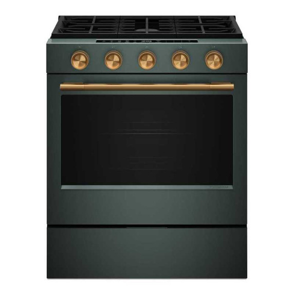Kitchenaid® 5.0 Cu. Ft. Smart Slide-in Gas Range with Convection Cooking Modes and 2-in-1 Burner KSGS530SJP