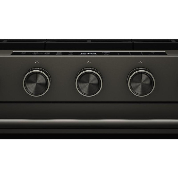 Kitchenaid® 5.0 Cu. Ft. Smart Slide-in Gas Range with Convection Cooking Modes and 2-in-1 Burner KSGS530SBE