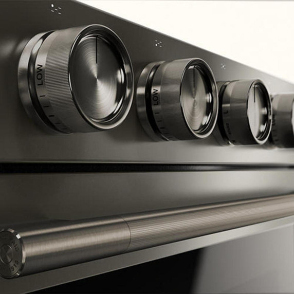 Kitchenaid® 5.0 Cu. Ft. Smart Slide-in Gas Range with Convection Cooking Modes and 2-in-1 Burner KSGS530SBE