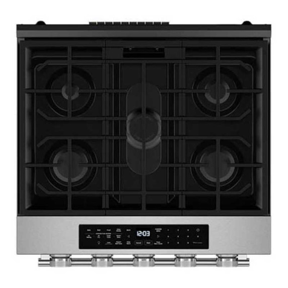 Kitchenaid® 5.0 Cu. Ft. Smart Slide-in Gas Range with Convection Cooking Modes and 2-in-1 Burner KSGS530SPS