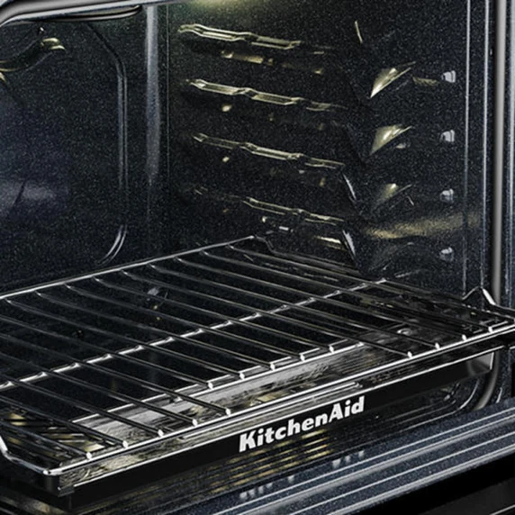 Kitchenaid® 5.0 Cu. Ft. Smart Slide-in Gas Range with Convection Cooking Modes and 2-in-1 Burner KSGS530SPS