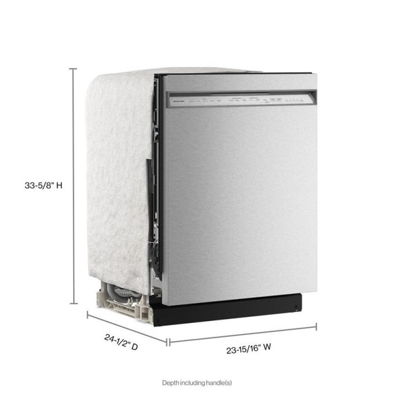 Kitchenaid® 360° Max Jets™ Third Rack Dishwasher with ProDry™ System, 44 dBA KDFS424SPS