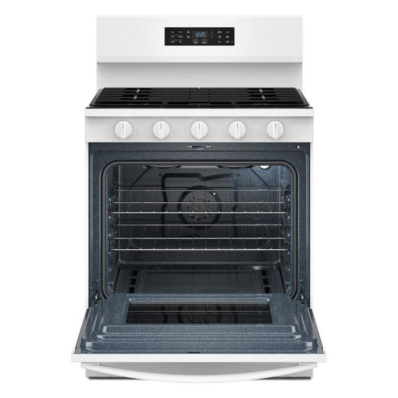 Whirlpool® 30-inch Gas Range with Air Cooking Technology WFGS5730SW