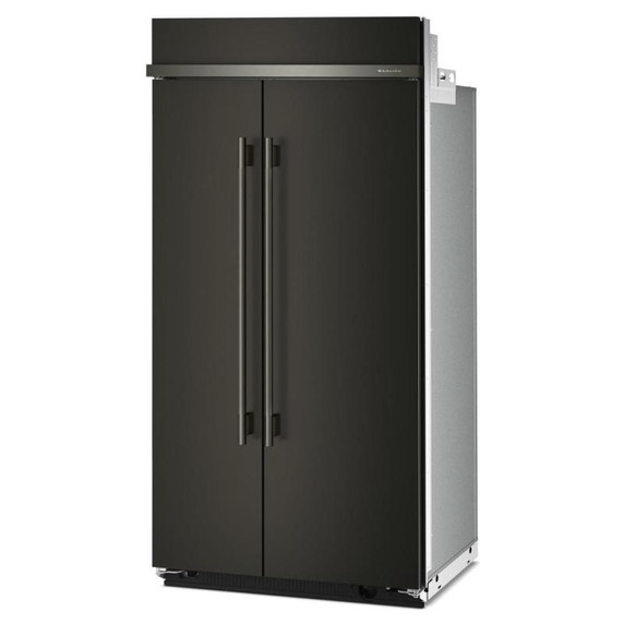 Kitchenaid® 25.5 Cu. Ft. 42" Built-In Side-by-Side Refrigerator with Platinum Interior KBSN742SBE