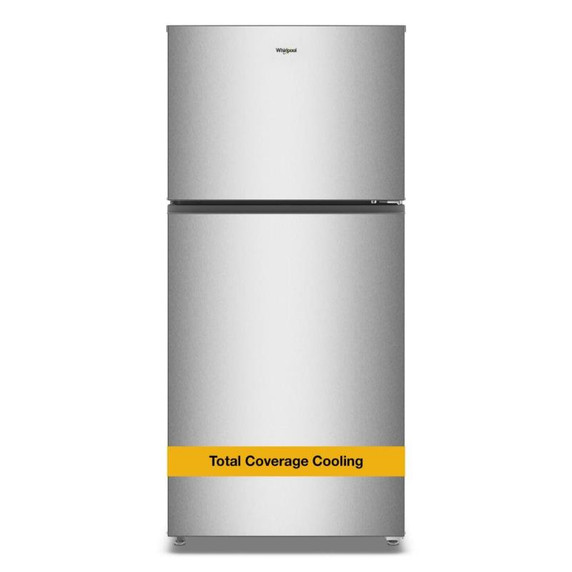 Whirlpool® 30-inch Wide Top Freezer Refrigerator with Total Coverage Cooling - 19 Cu. Ft. WRTX5419SZ