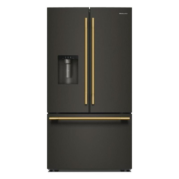 Kitchenaid® 30 cu. ft. French Door Refrigerator with Exterior Water and Ice KRFF436SBE