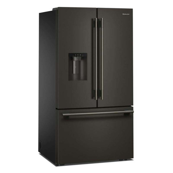 Kitchenaid® 30 cu. ft. French Door Refrigerator with Exterior Water and Ice KRFF436SBE