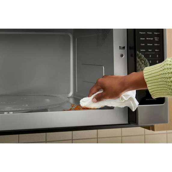 KitchenAid® 2.1 Cu. Ft. Over-the-Range Microwave Hood with a Handle YKMMS330SPS