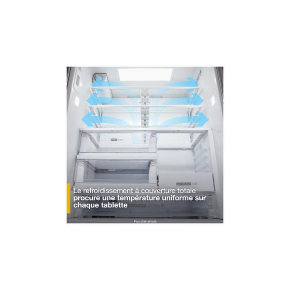 Whirlpool® 36-inch Wide True Counter Depth 3-Door French Door Refrigerator - 23.4 cu. ft. WRFC5036RZ
