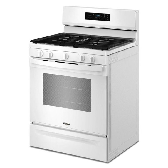 Whirlpool® 30-inch Gas Range with Air Cooking Technology and Steam Clean WFGS4530SW
