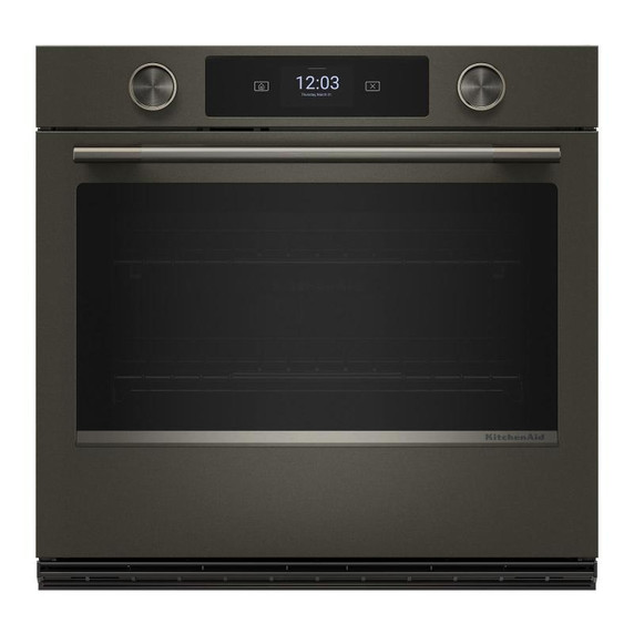 Kitchenaid® Smart Single Wall Oven with Assisted Cooking Modes KOES730SBE