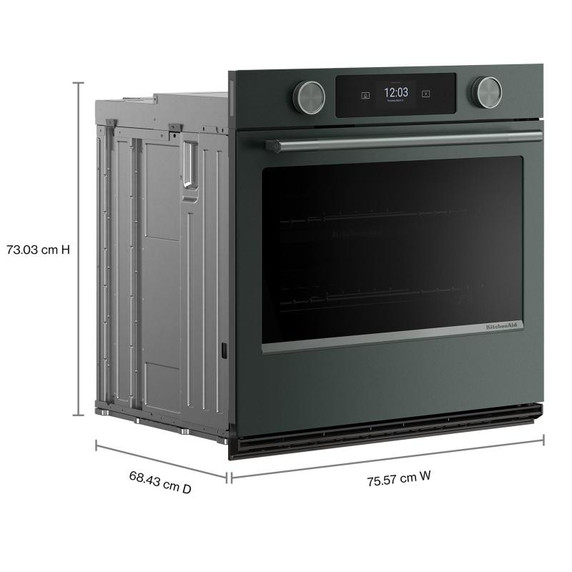 Kitchenaid® Smart Single Wall Oven with Assisted Cooking Modes KOES730SJP