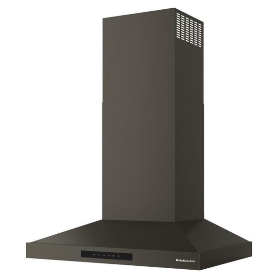 KitchenAid® 30-inch Wall-Mount, 4-Speed Canopy Hood KVWC730SBE