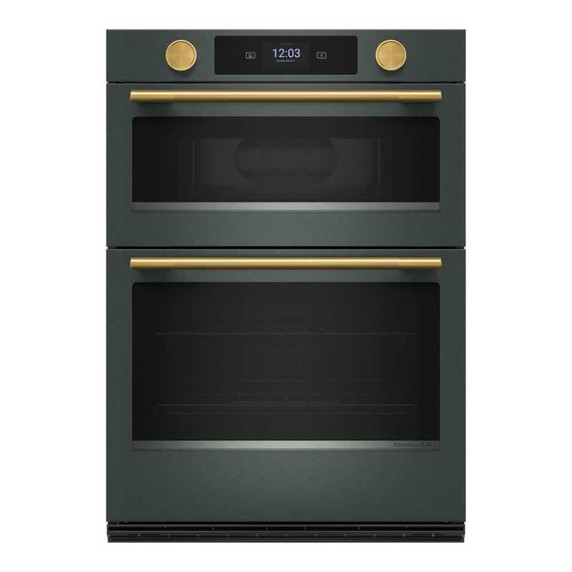 Brass Handle and Knob Hardware Accessory Kit for KitchenAid® 30" Double Wall Oven & Microwave Combo W11774418