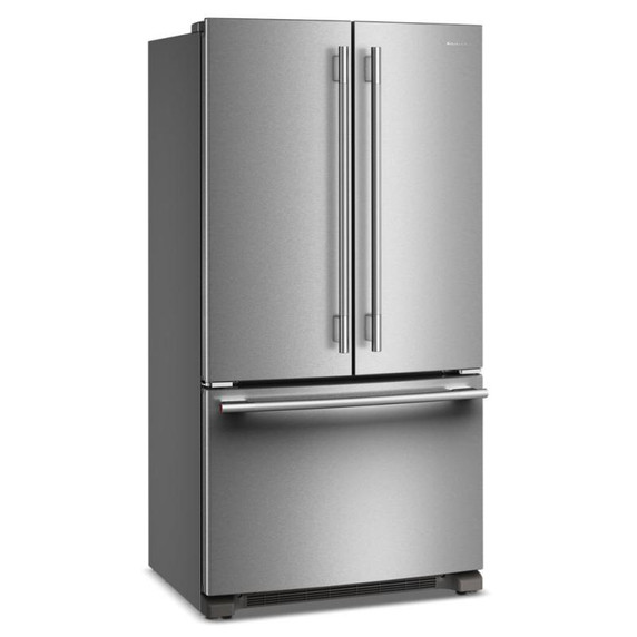 Kitchenaid® 20 Cu. Ft. 36-Inch Counter-Depth French Door Refrigerator with Internal Water Dispenser KRFC136SPS