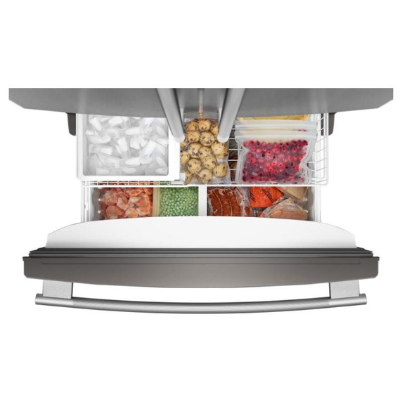 Kitchenaid® 20 Cu. Ft. 36-Inch Counter-Depth French Door Refrigerator with Internal Water Dispenser KRFC136SPS