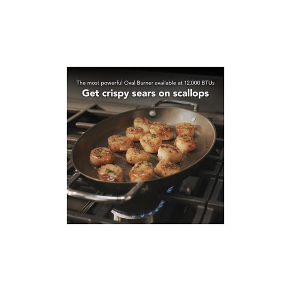 Kitchenaid® 5.0 Cu. Ft. Smart Freestanding Gas Range with Convection Cooking Modes KFGS330TPS