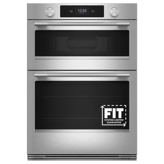 Kitchenaid® 30-inch Smart Electric Combo Wall Oven with Intelligent Cooking Camera - PrintShield™ Finish KOEC930SPS