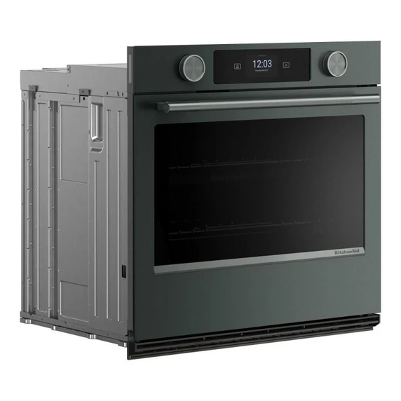 Kitchenaid® 30-inch Smart Electric Single Wall Oven with Intelligent Cooking Camera - Juniper KOES930SJP