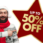 Christmas Savings up to 50% off at Menkind
