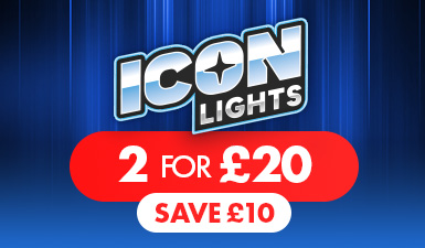 2 for £20 Icon Lights at Menkind - Save £10 Now!