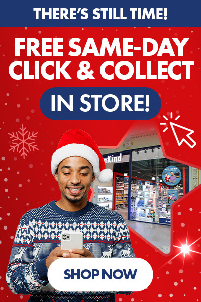 FREE Same-Day Click & Collect Christmas Gifts at Menkind - Shop now!
