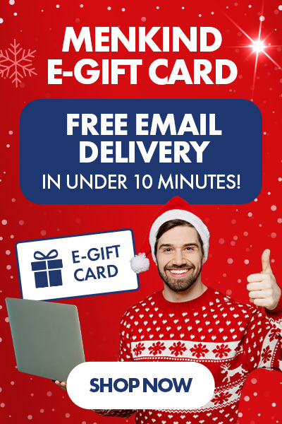 Menkind e-Gift Card - Free email delivery in 10 Minutes! Shop now!