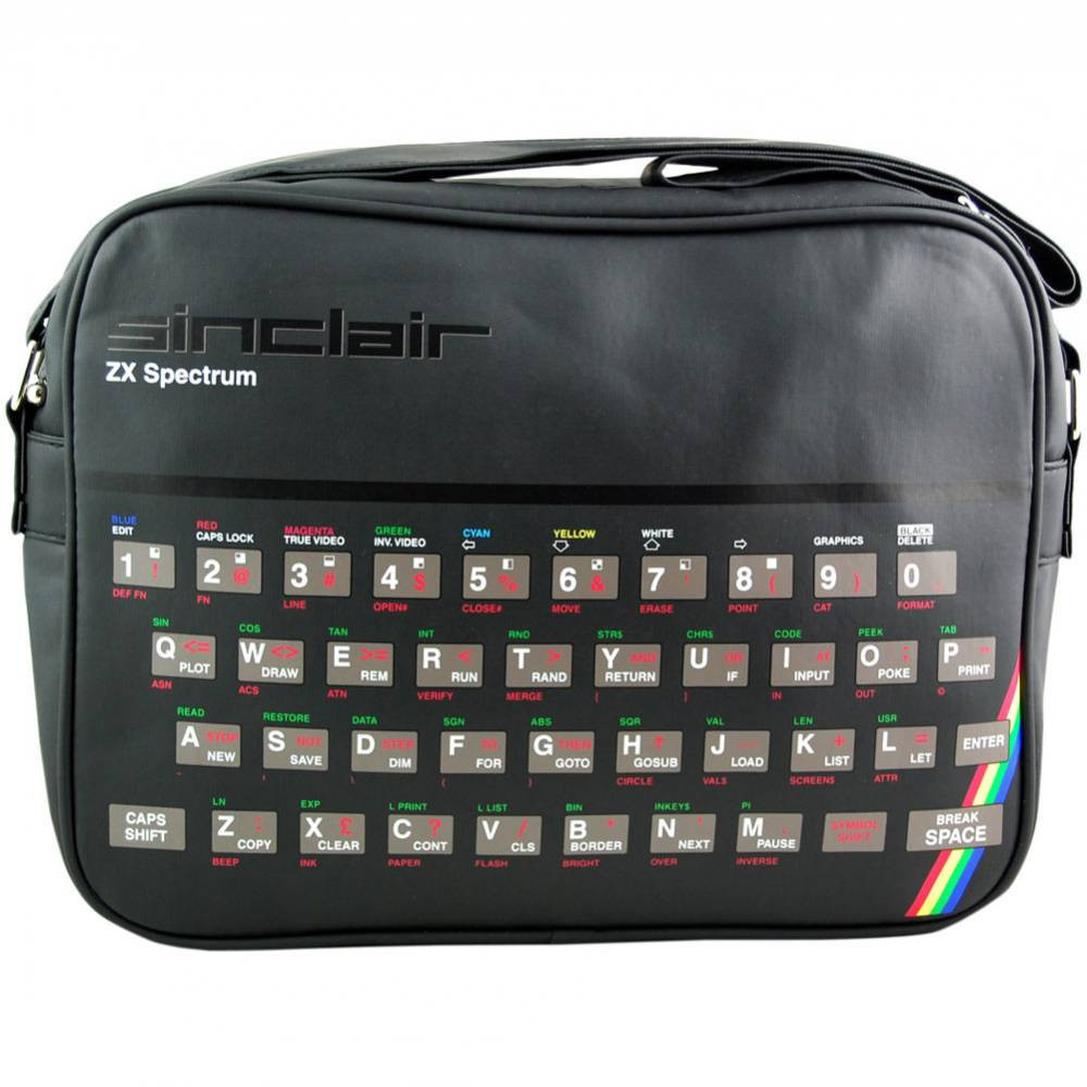 Vitamin t Sinclair ZX Spectrum Sports Bag | Themed Messenger Bag