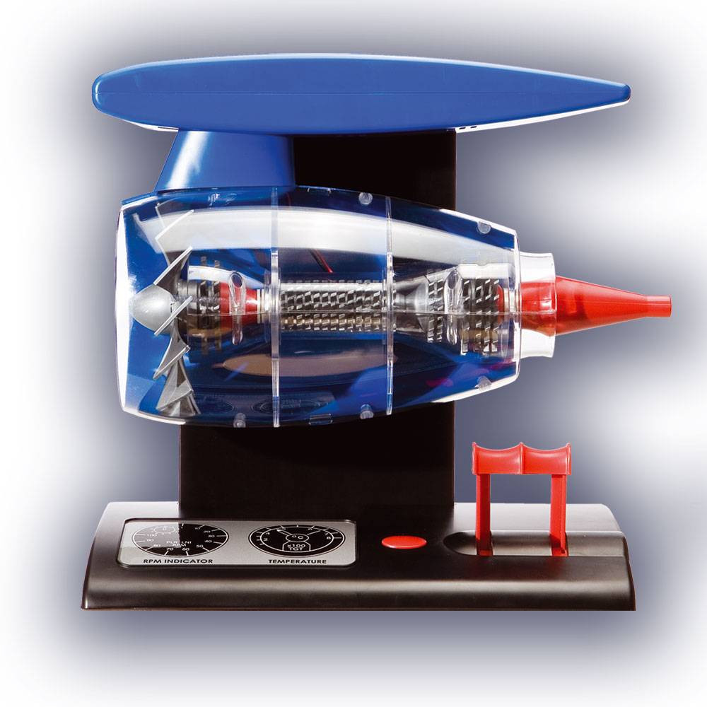 Hornby Engineers Jet Engine Model Kit - Features Spinning Turbo Fans