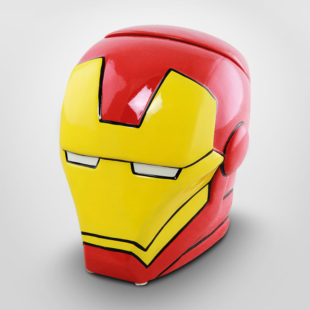iron man helmet cookie jar MK7 Gold (With Jarvis which is more three Iron Man Cookie Jar -