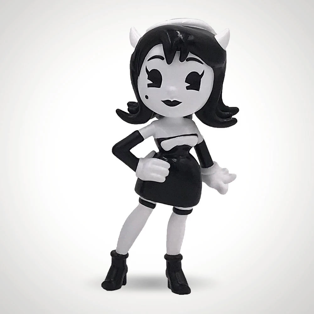 BENDY AND THE Ink Machine Light Up Alice Angel Action Figure Red Blue